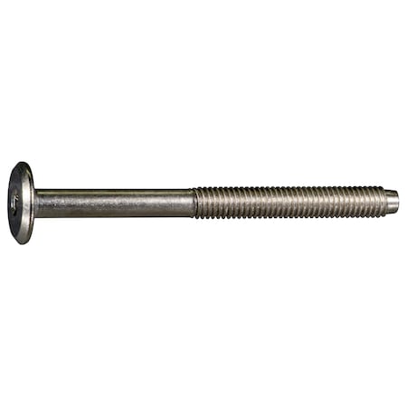 Midwest Fastener Binding Screw, 1.00mm (Coarse), Steel, Nickel, 5 PK 933691